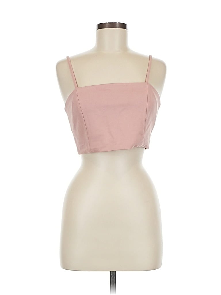 Pre-owned By The Way. Sleeveless Top Pink Strapless Neckline Tops