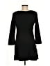 Max Studio Solid Black Casual Dress Size M - photo 2