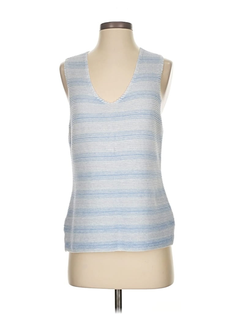 Pre-owned Tommy Bahama Sleeveless T-shirt In Blue