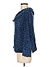 Global Desi 100% Polyester Tweed Blue Pullover Sweater Size M - photo 5