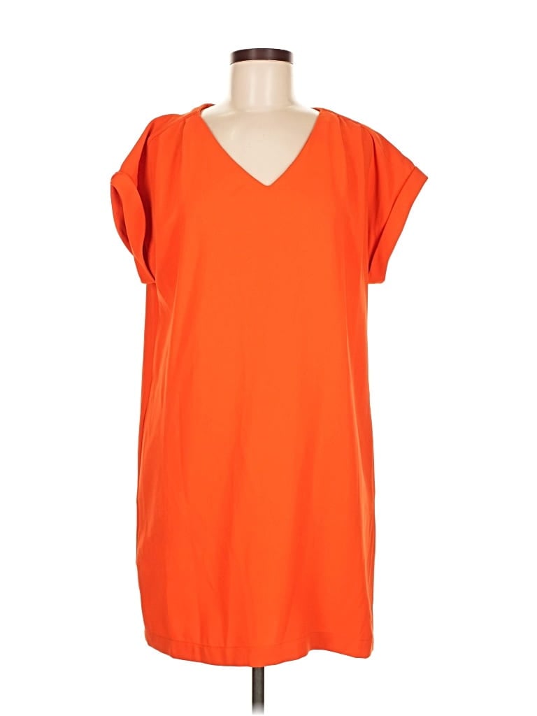 Pre-owned Mng Suit Casual Dress In Orange