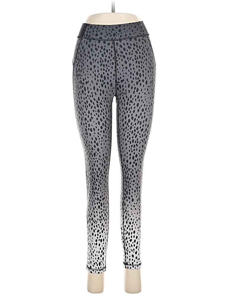 Pre-owned Assorted Brands Leggings In Silver