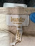 Laundry by Shelli Segal Solid Ivory Linen Pants Size 10 - photo 3