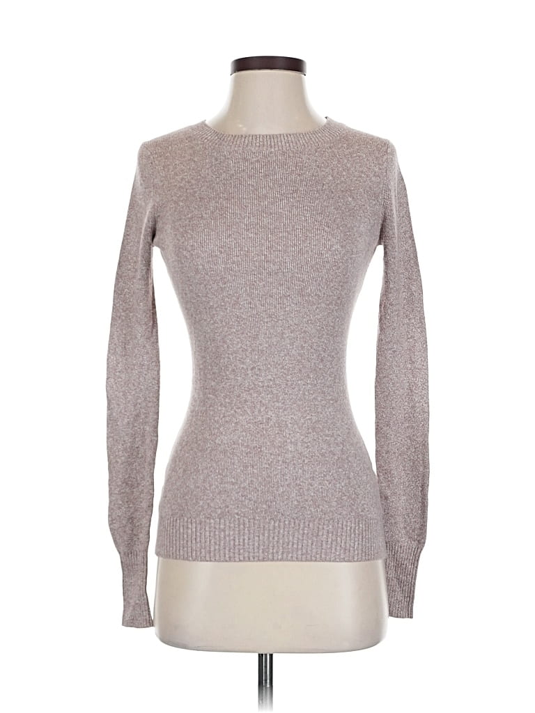 Pre-owned Express Pullover Sweater In Silver