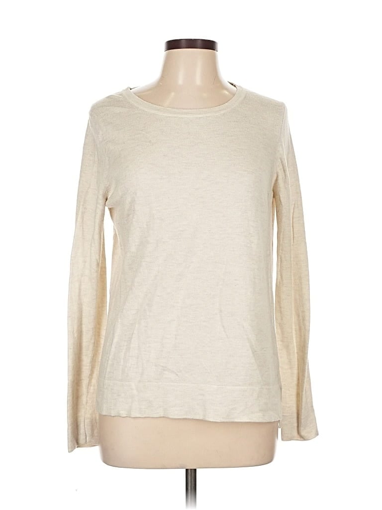 Pre-owned Gap Outlet Pullover Sweater In White