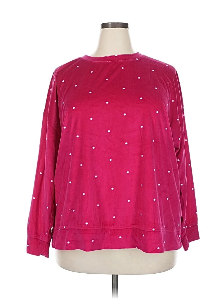 Pre-owned Joyspun Pullover Sweater In Pink