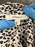 Relative Pie Animal Print Ivory Long Sleeve Blouse Size L - photo 7