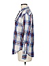J.Crew 100% Cotton Plaid Blue Long Sleeve Button-Down Shirt Size 6 - photo 5