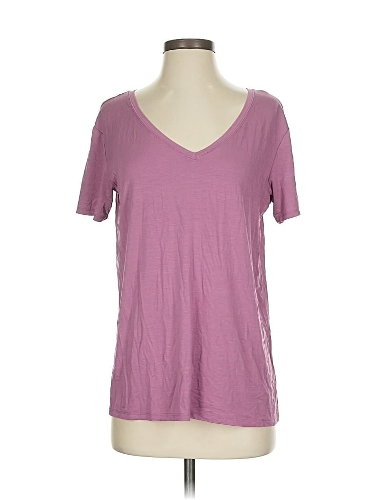 TAVI Pre-owned Short Sleeve T-shirt In Purple