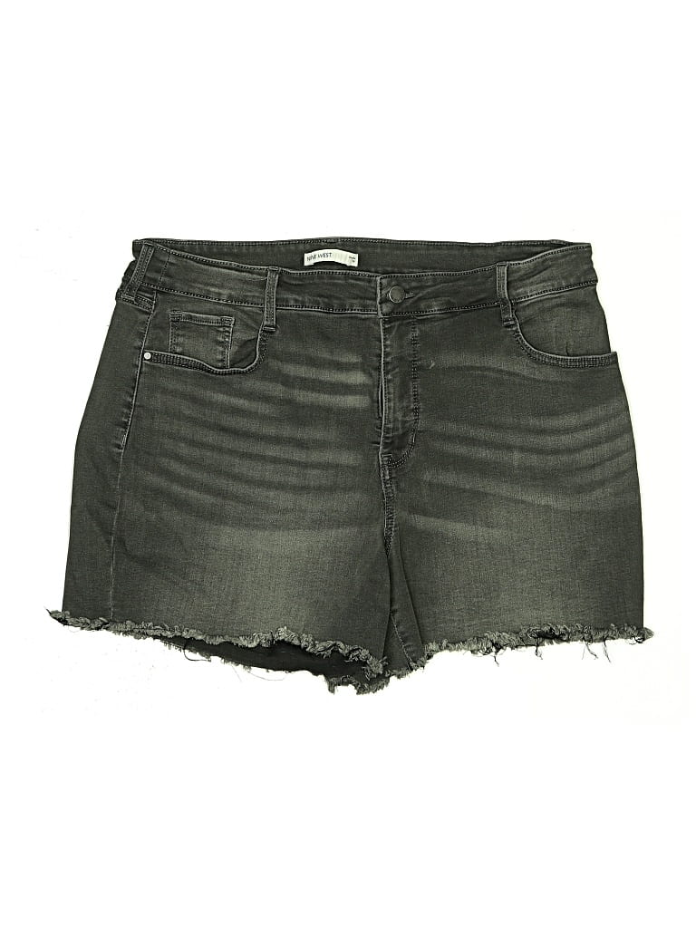 Pre-owned Nine West Denim Shorts In Black