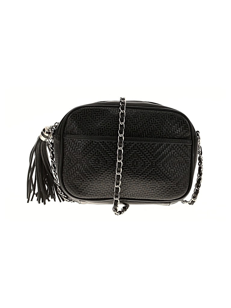 Pre-owned Paradox Leather Crossbody Bag In Black