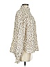 SECULAR Floral Ivory Long Sleeve Button-Down Shirt Size XS - photo 4