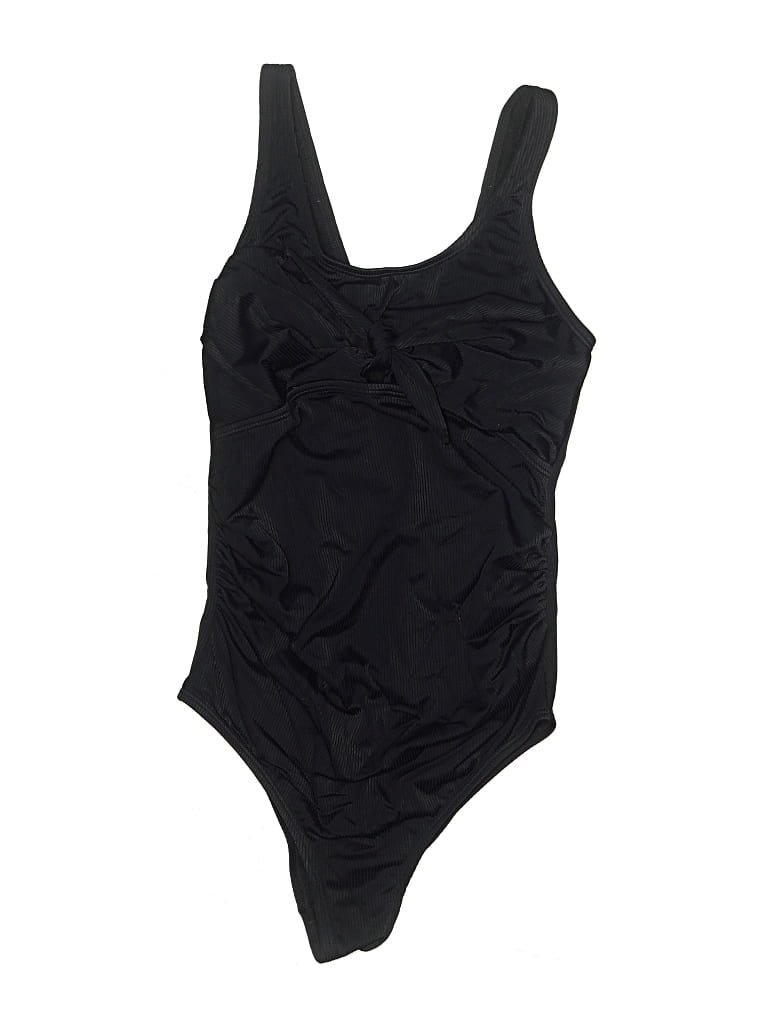 Pre-owned Pink Blush One Piece Swimsuit In Black