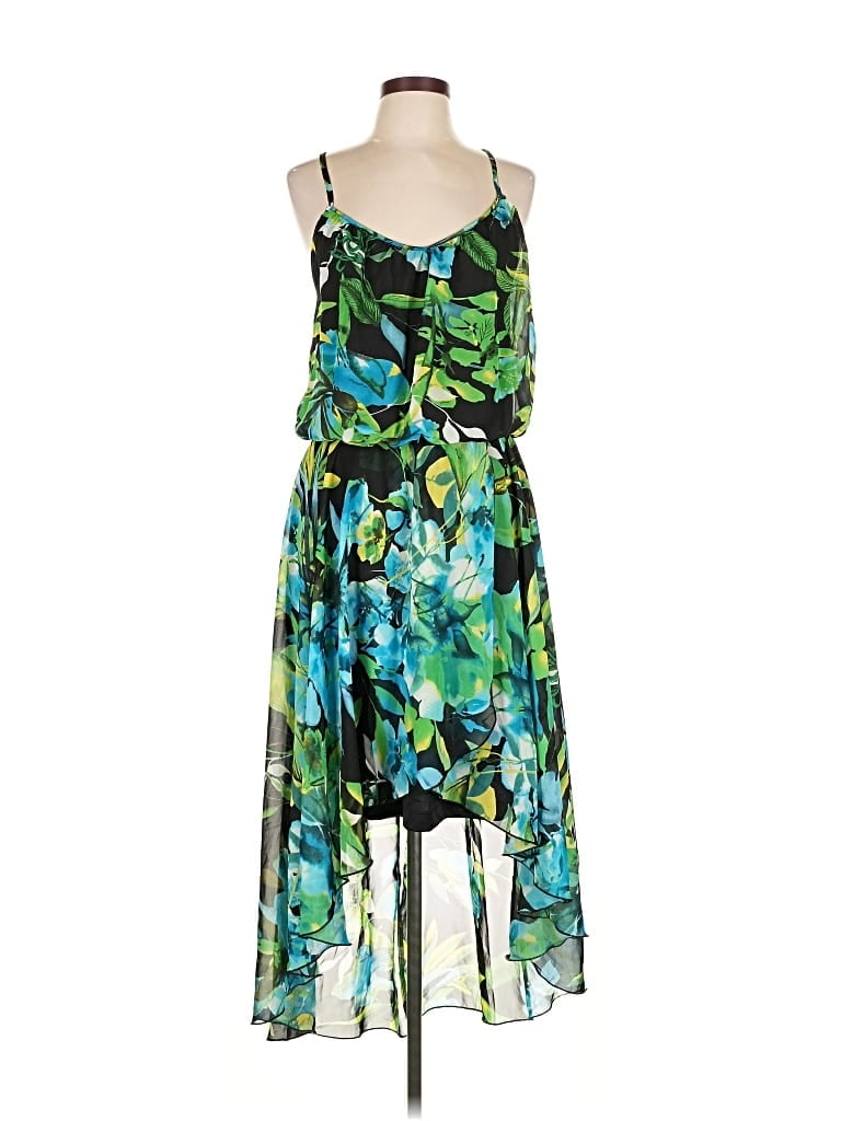 Pre-owned Ashley Stewart Cocktail Dress In Green