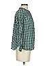 J.Crew Checkered-gingham Green Long Sleeve Blouse Size 4 - photo 4