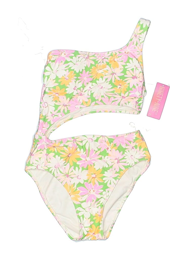 Pre-owned Ninety-nine Degrees One Piece Swimsuit In Pink