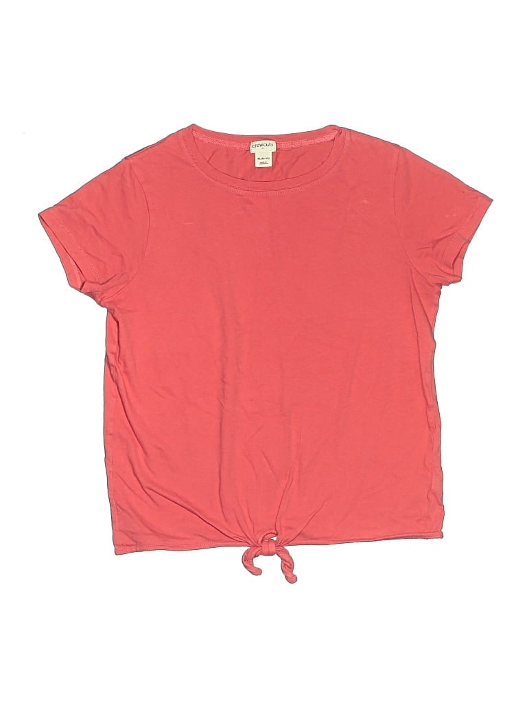 Pre-owned Crewcuts Kids' Short Sleeve T-shirt In Pink