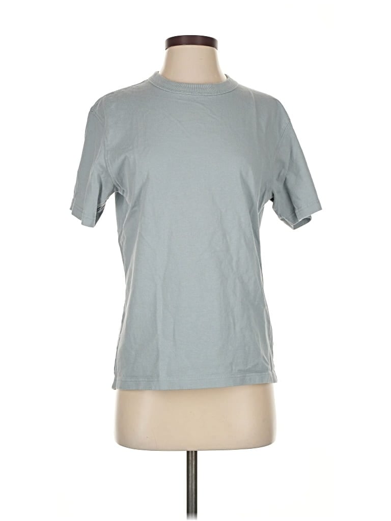 Pre-owned Uniqlo U Short Sleeve T-shirt In Gray