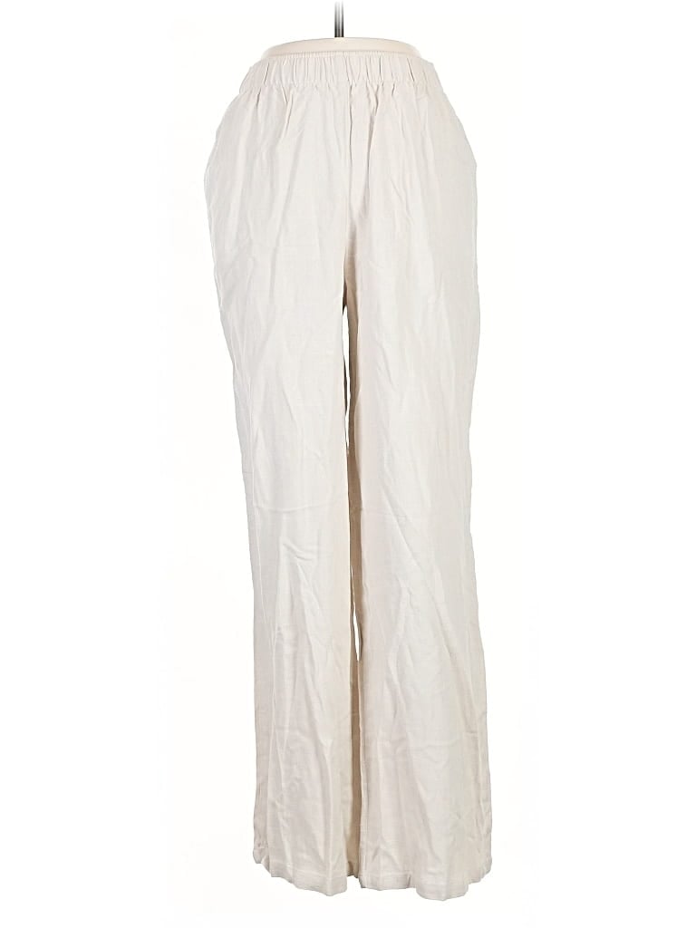 Pre-owned Happily Grey Casual Pants In White