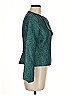 Elie Tahari Tweed Teal Jacket Size M - photo 4