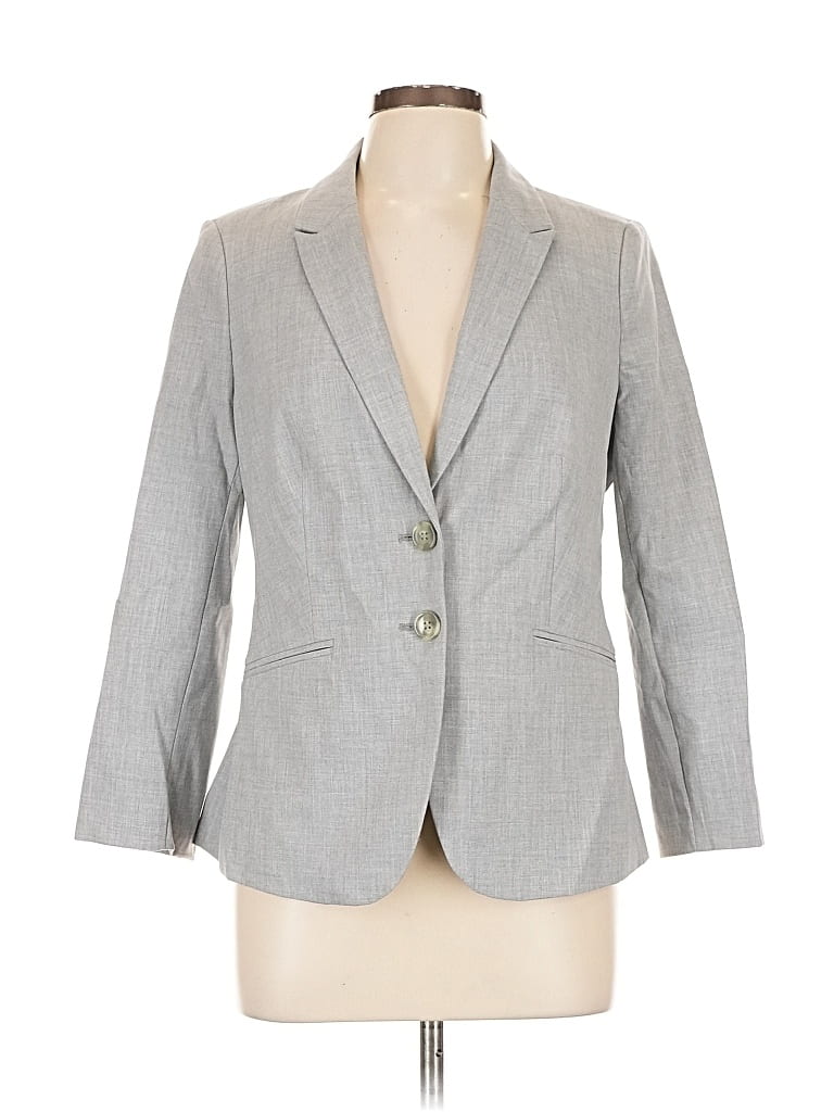 Pre-owned The Limited Blazer Jacket In Gray