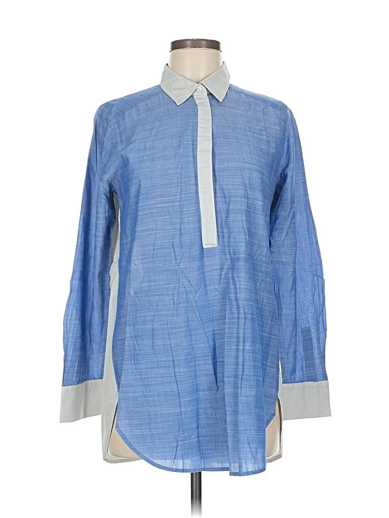 ANN TAYLOR Pre-owned 3/4 Sleeve Blouse In Blue