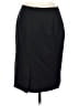 Brooks Brothers 100% Cupro Solid Black Formal Skirt Size 6 - photo 2
