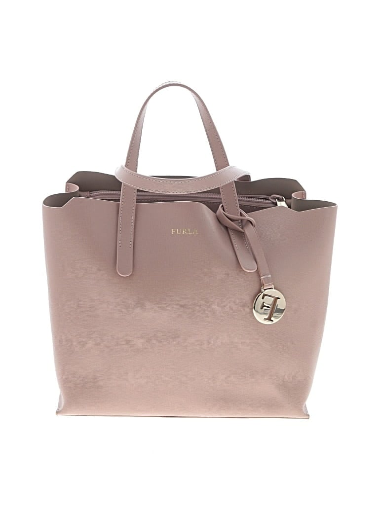 Pre-owned Furla Leather Tote Bag In Pink