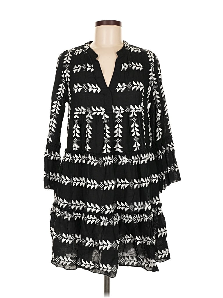 Pre-owned Elan Casual Dress In Black