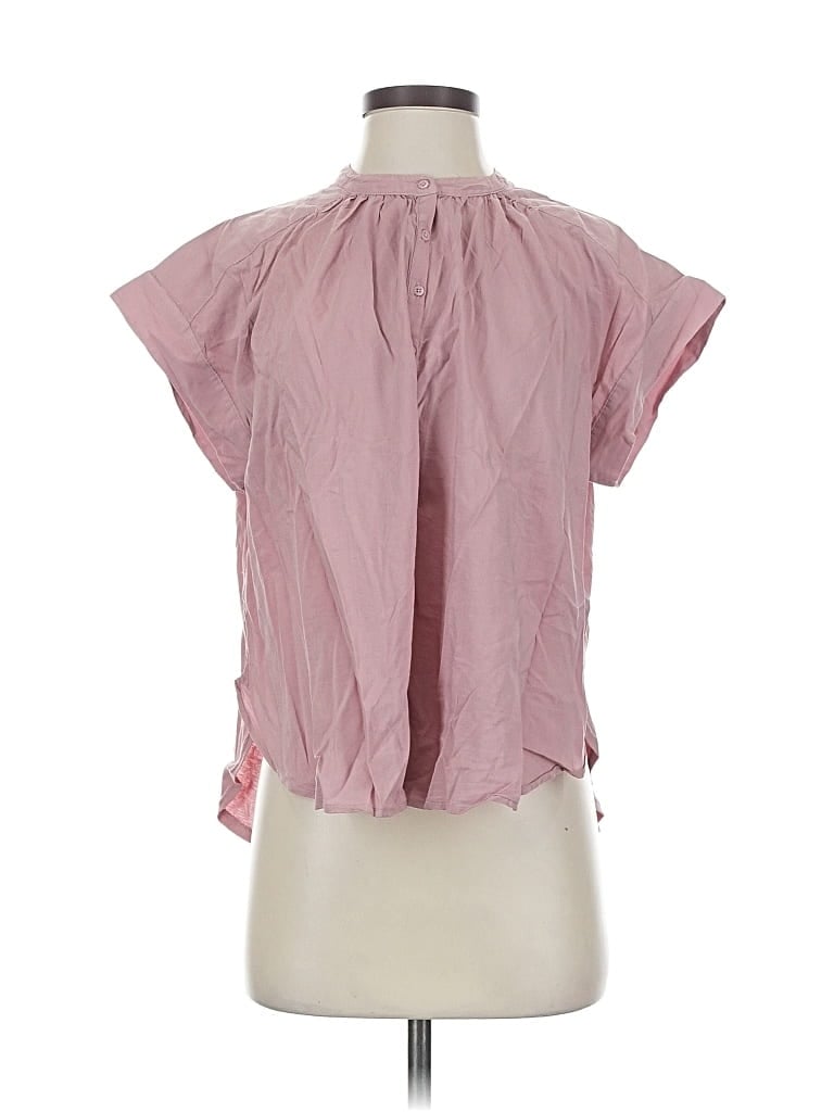 SPLENDID Pre-owned Short Sleeve Blouse In Pink