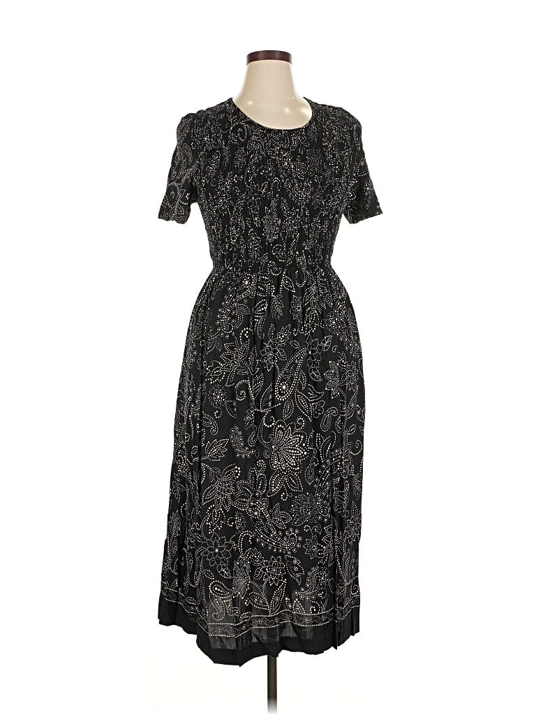 Pre-owned Coldwater Creek Casual Dress In Black