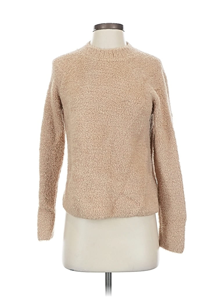 Pre-owned Vince Wool Pullover Sweater In Brown