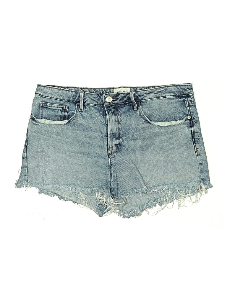 Pre-owned Frame Denim Shorts In Blue