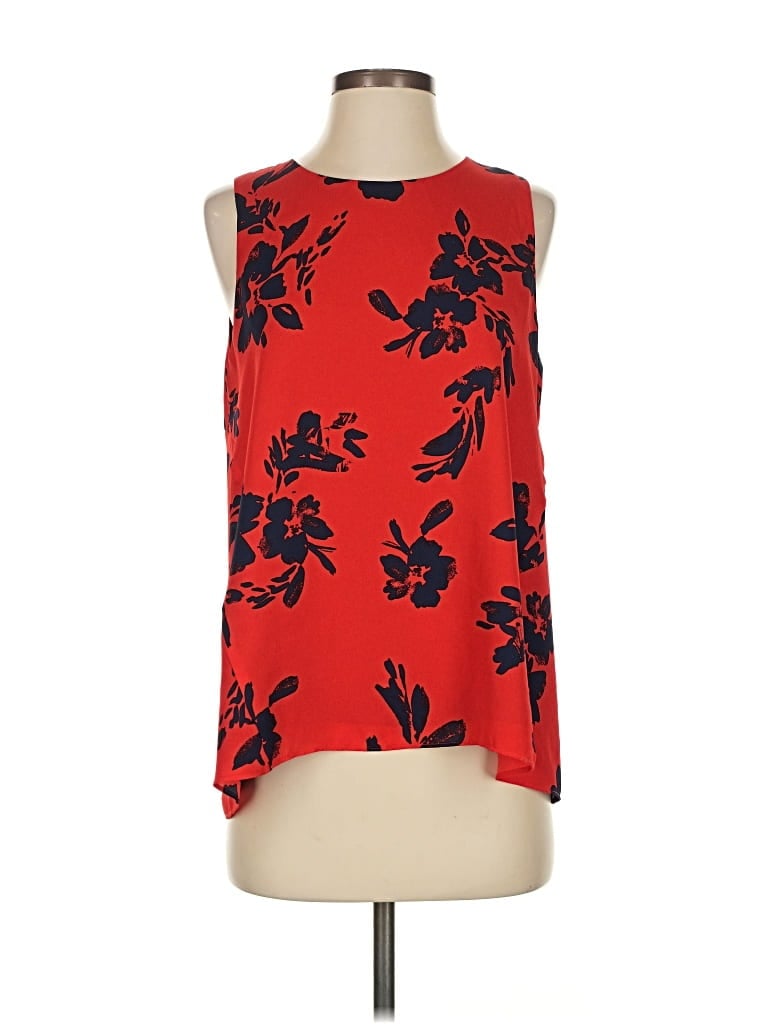 Pre-owned Mercer & Madison Sleeveless Blouse In Red