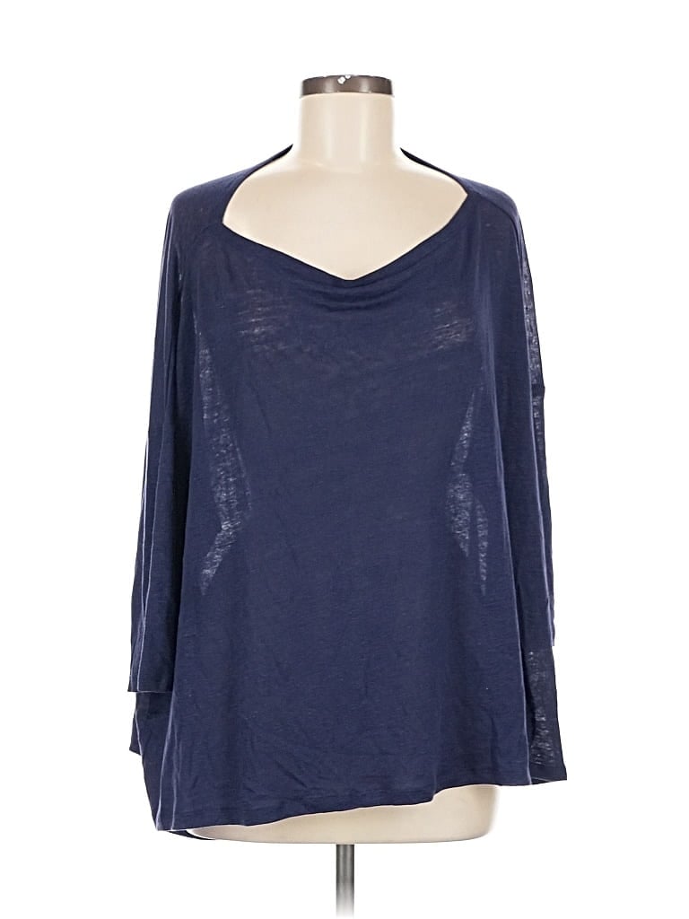 STELLA & DOT Pre-owned 3/4 Sleeve T-shirt In Blue