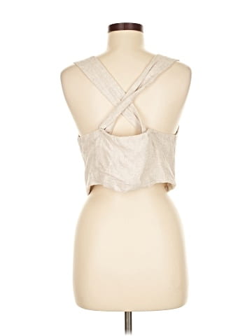 Abercrombie & Fitch Sleeveless Button-Down Shirt (view 2)