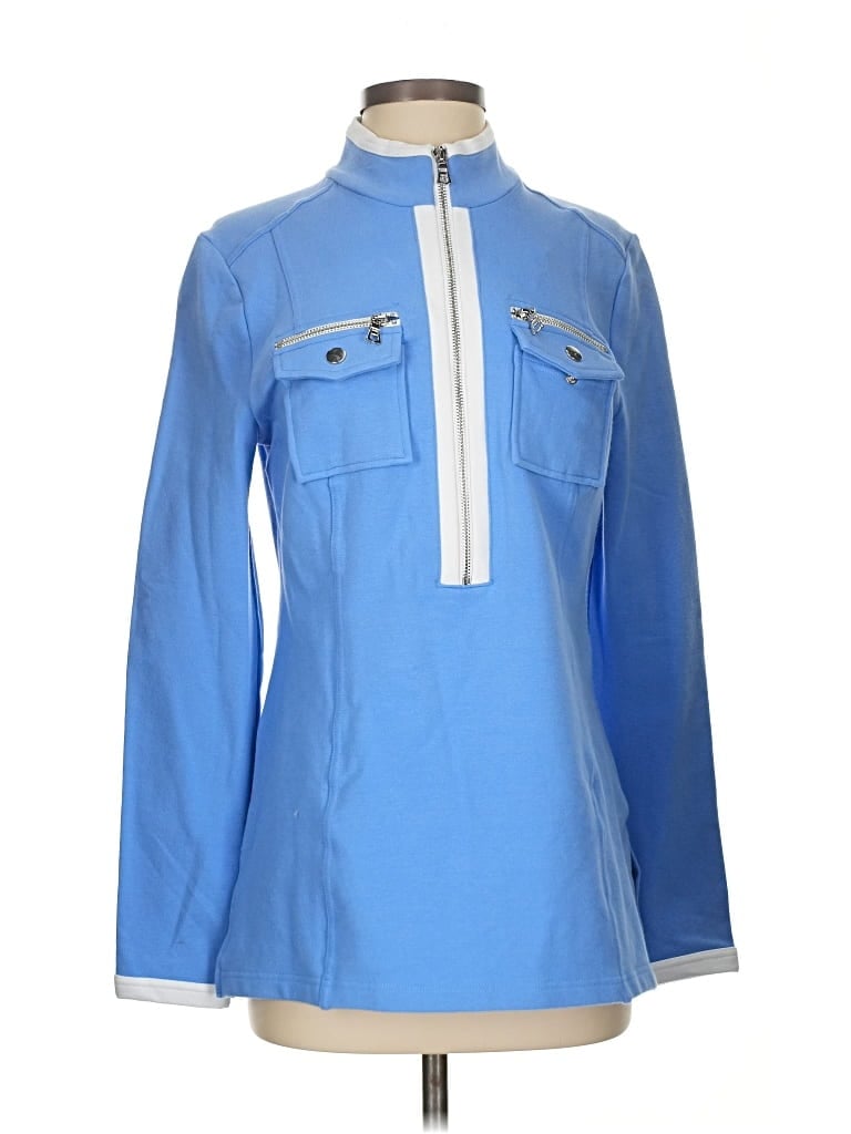 Pre-owned Boston Proper Sweatshirt In Blue