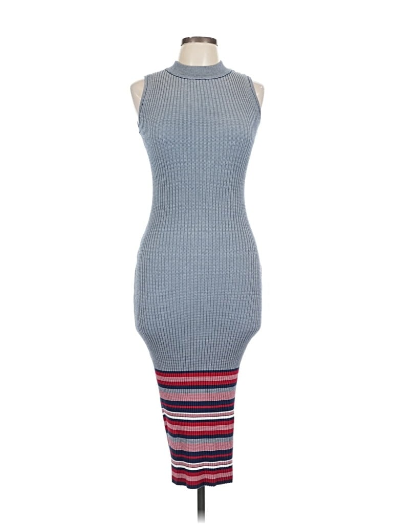 Pre-owned Ashley Stewart Casual Dress In Gray