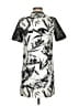 StyleStalker Graphic Silver Cocktail Dress Size XS - photo 2