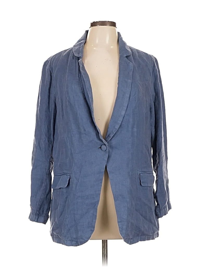 Pre-owned H By Halston Kimono In Blue