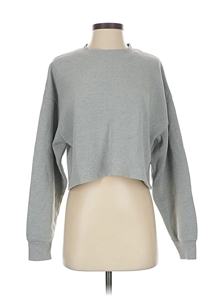 Pre-owned Wild Fable Sweatshirt In Gray