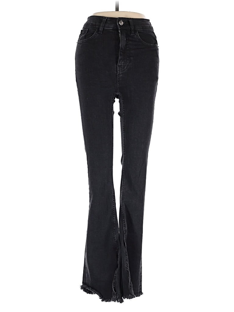 Pre-owned Mng Jeans In Black