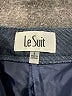 Le Suit 100% Polyester Chevron-herringbone Gray Dress Pants Size 4 - photo 6