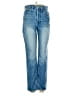 Madewell 100% Cotton Stars Blue Jeans Size 25 waist - photo 1