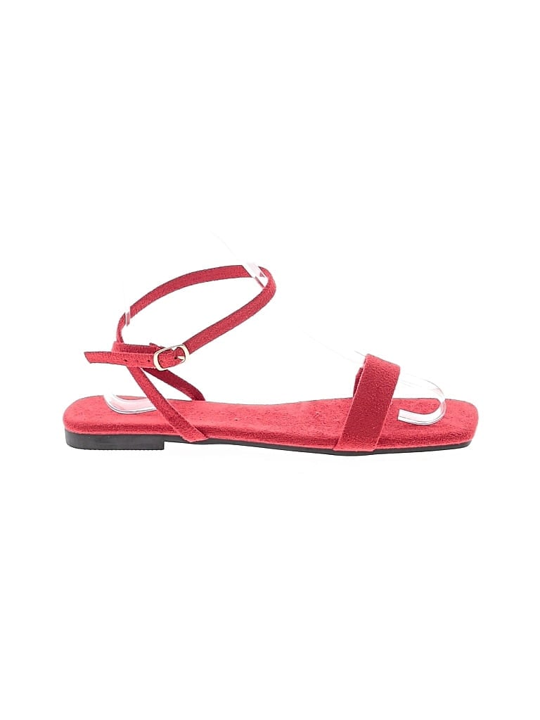 Pre-owned Unbranded Sandals In Red