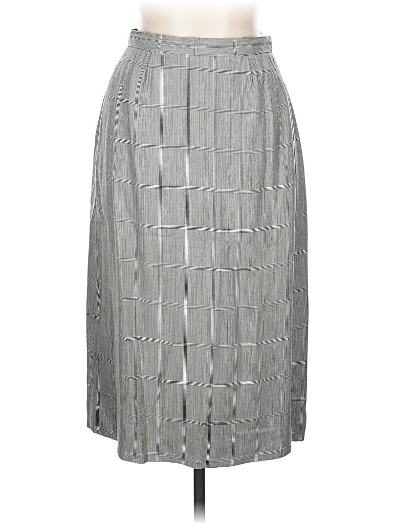 Pre-owned Unbranded Casual Skirt In Gray