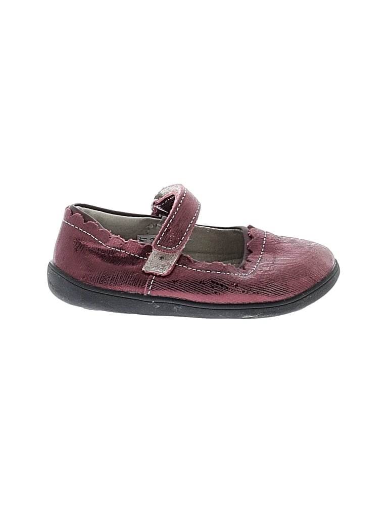 Pre-owned Assorted Brands Kids' Dress Shoes In Burgundy