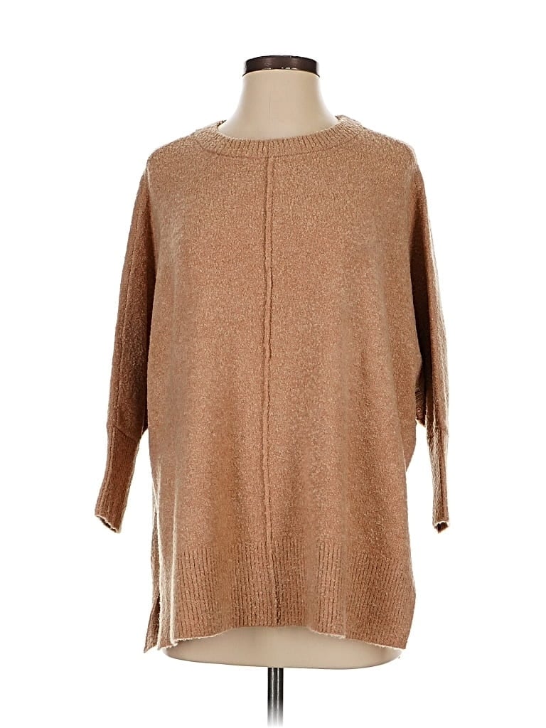 Pre-owned Lou & Grey For Loft Pullover Sweater In Brown