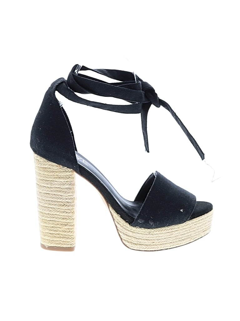Pre-owned Raye Sandals In Black