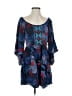 Roxy Print Blue Casual Dress Size S - photo 1